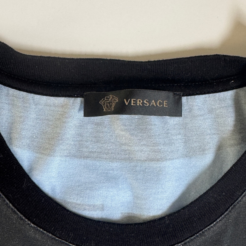 Versace Greek Balletto sky blue t-shirt - Medium - Picture 3 of 10